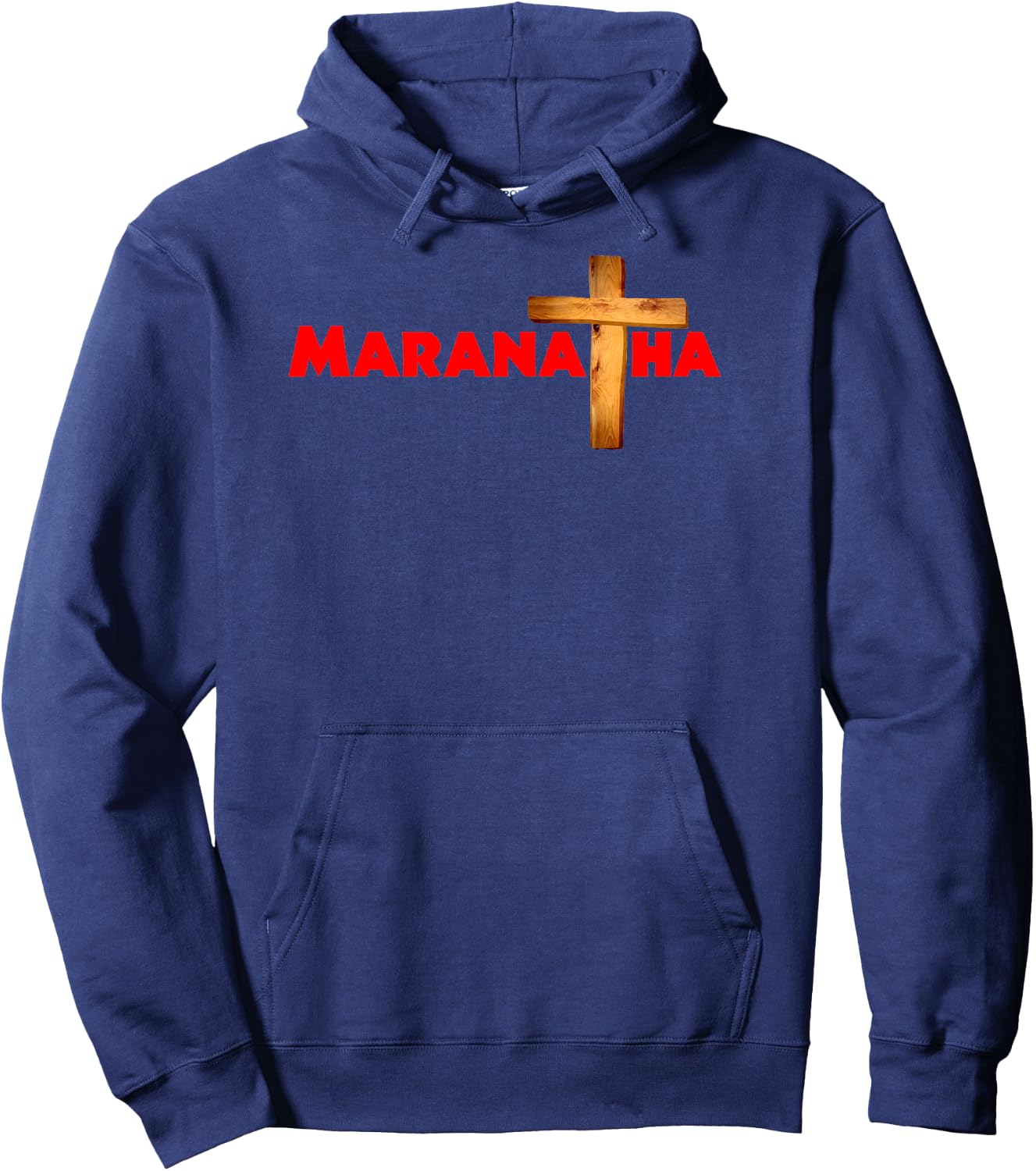 Maranatha Jesus Christ Is Lord Bible Christian Hoodie - Hoodie | Navy