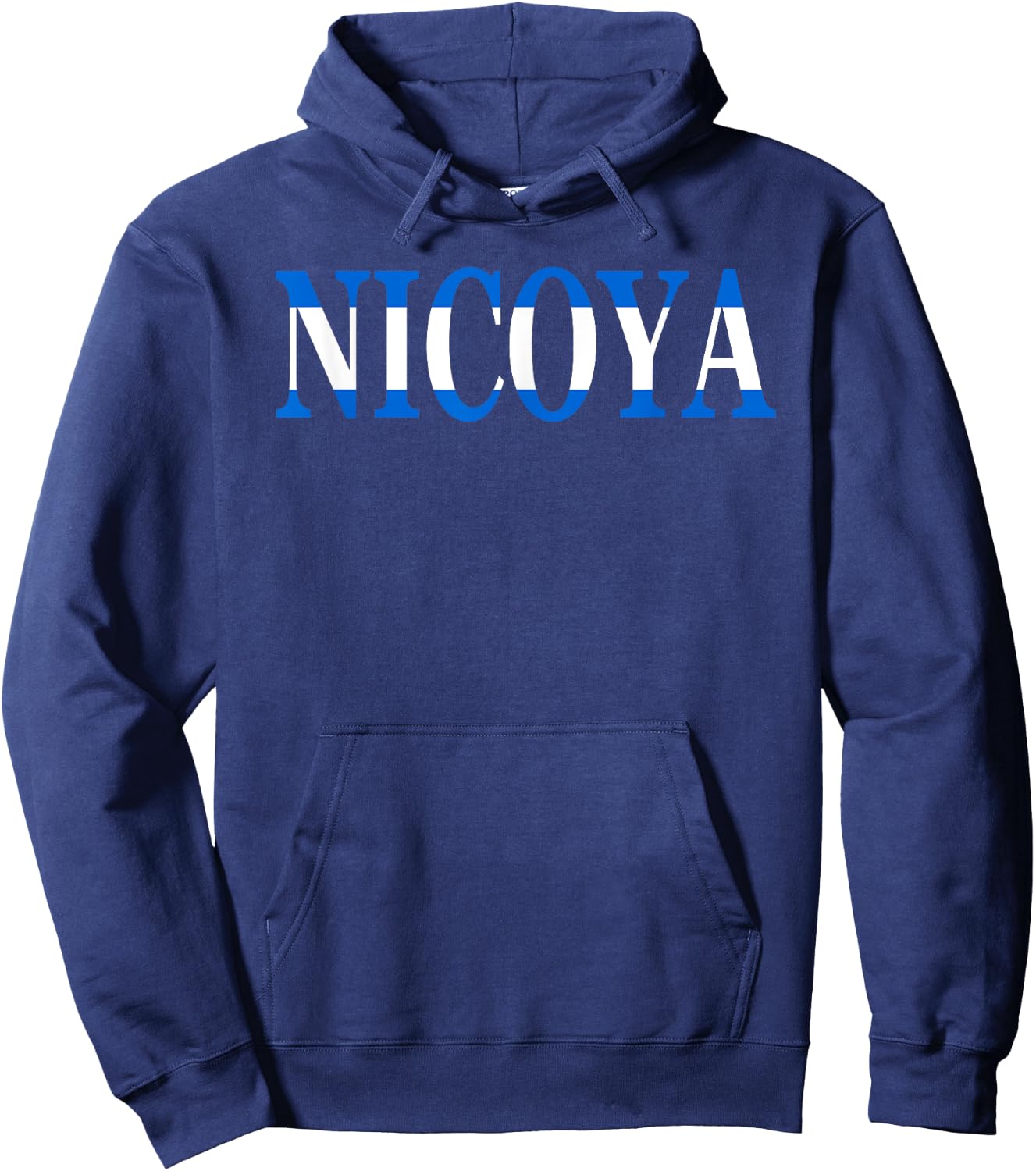 Nicoya- Team Nicaragua Flag Slang- Camiseta Hoodie - Hoodie | Navy