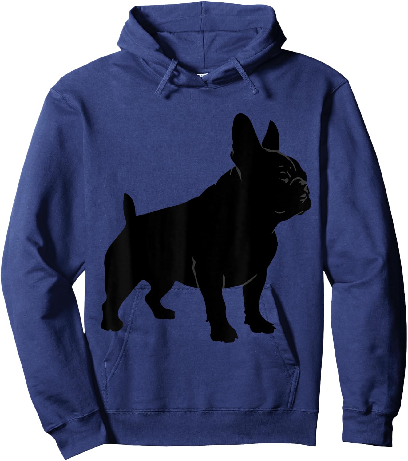 French Bulldog Silhouette, Dog Pet Women Kids Hoodie - Hoodie | Navy
