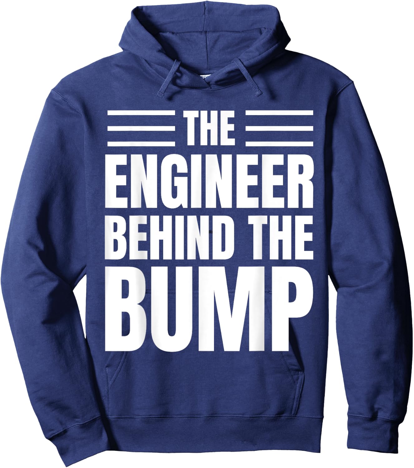 First Time Father Engineer Pregnancy Funny Hoodie - Hoodie | Navy