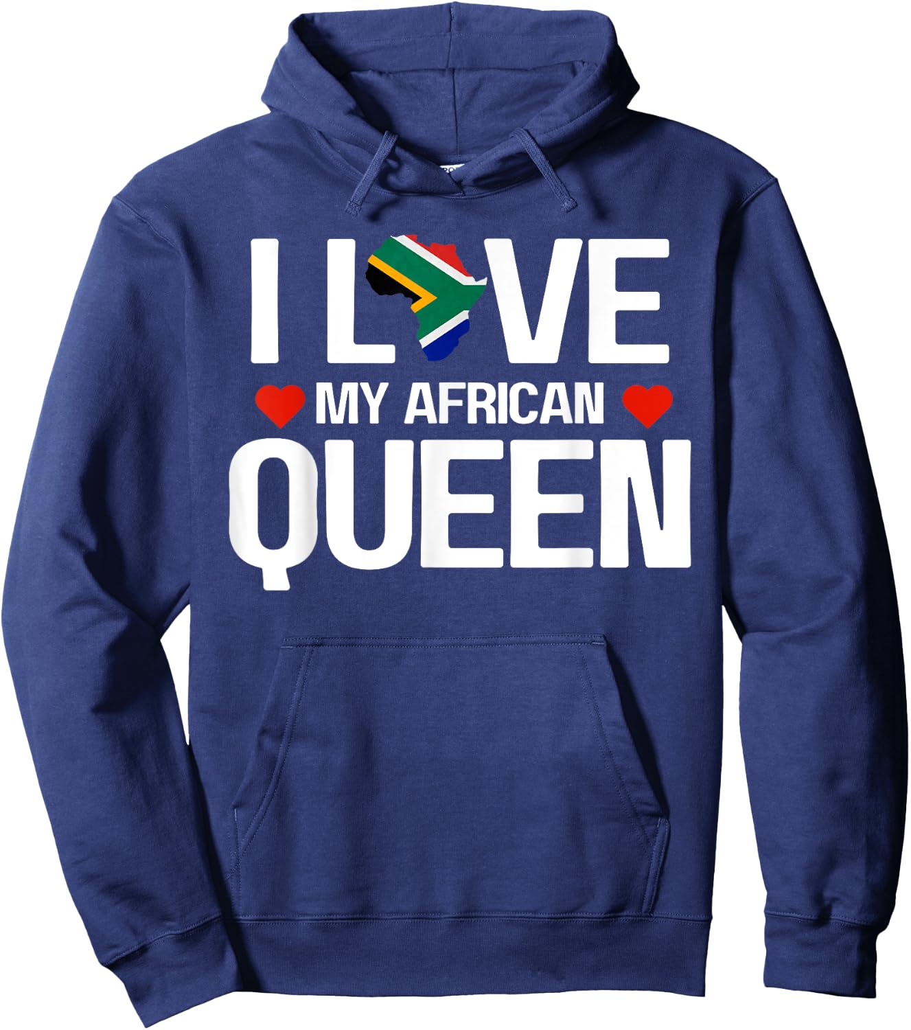 I Love My South African Queen Hoodie - Hoodie | Navy