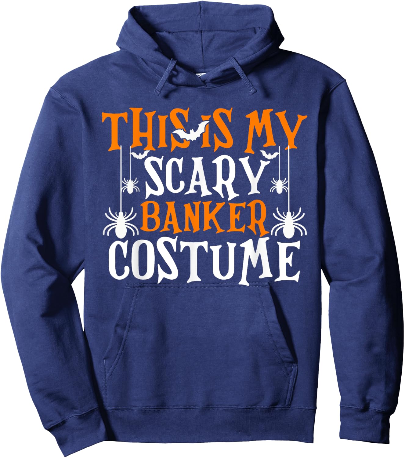 This Is My Scary Banker Costume Funny Halloween Hoodie - Hoodie | Navy