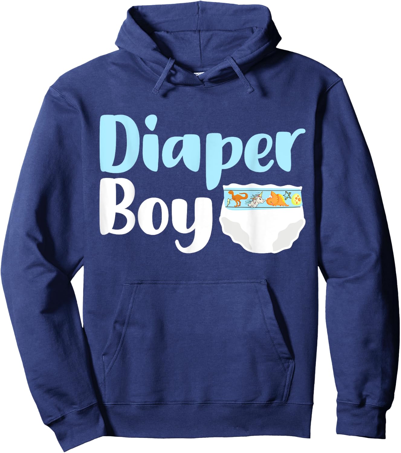 Diaper Boy Hoodie - Hoodie | Navy