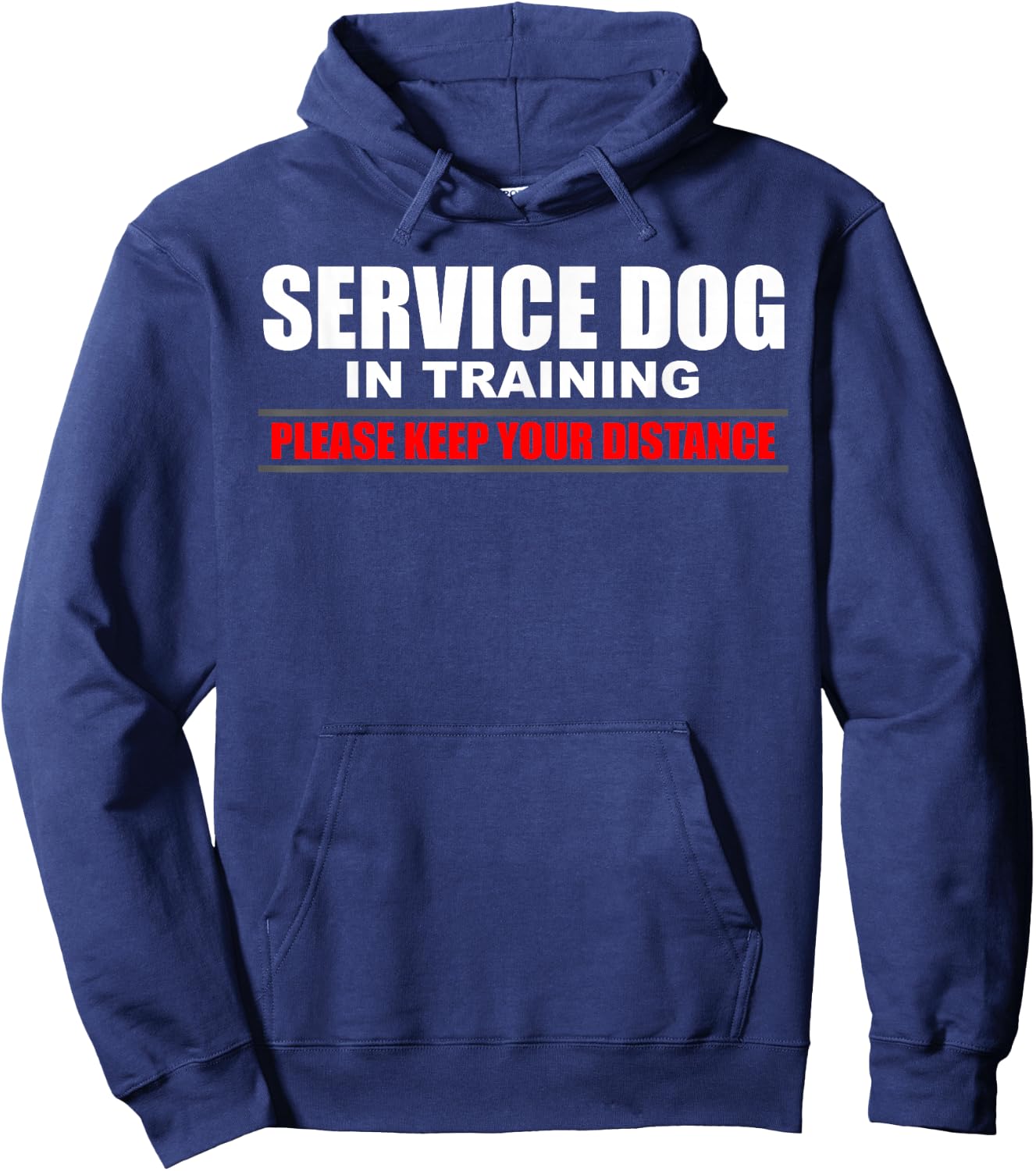 Service Dog In Training Dog Handler and Trainer Hoodie - Hoodie | Navy