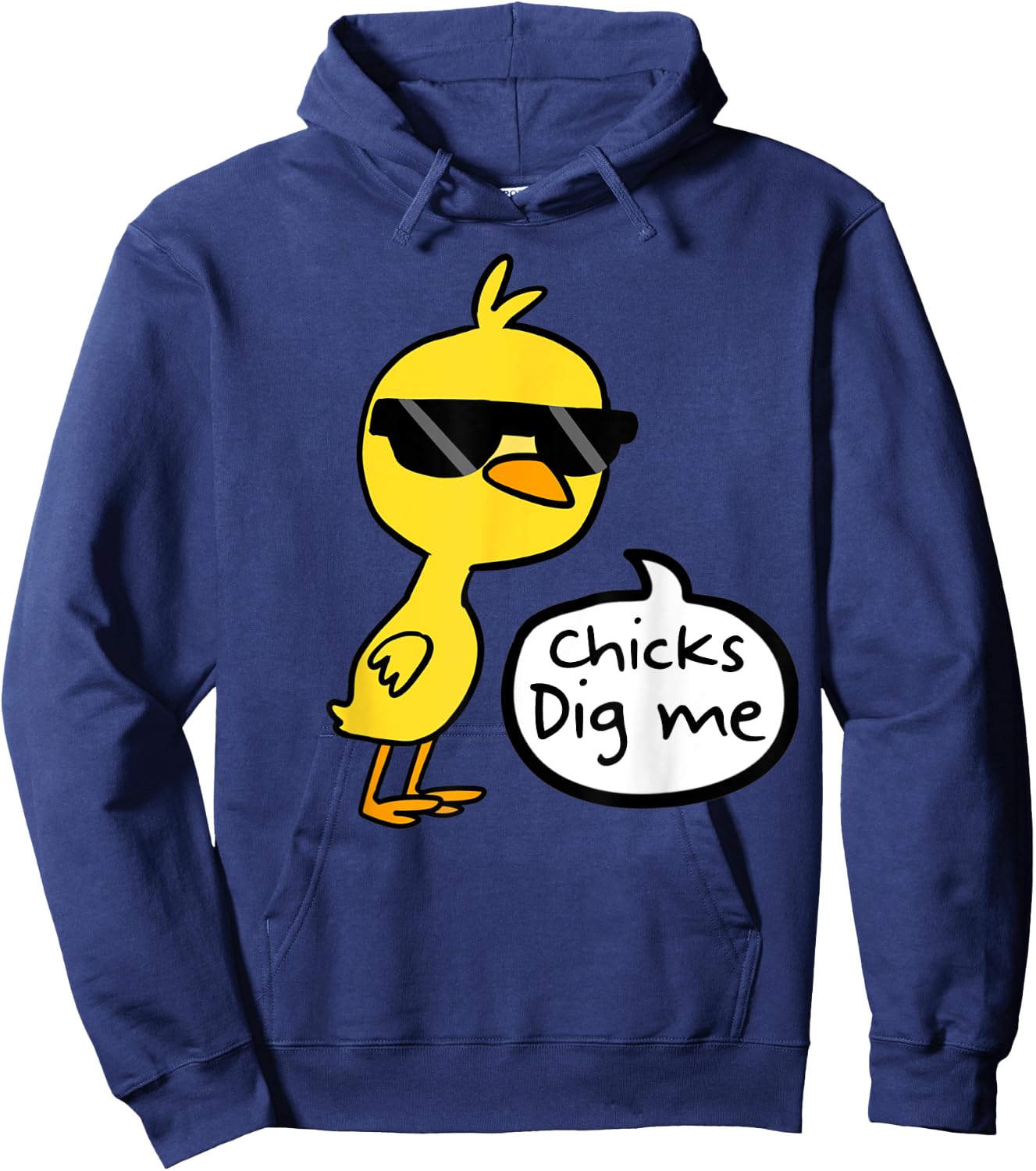 Cute Easter Chicks Dig Me Shirt Hoodie - Hoodie | Navy