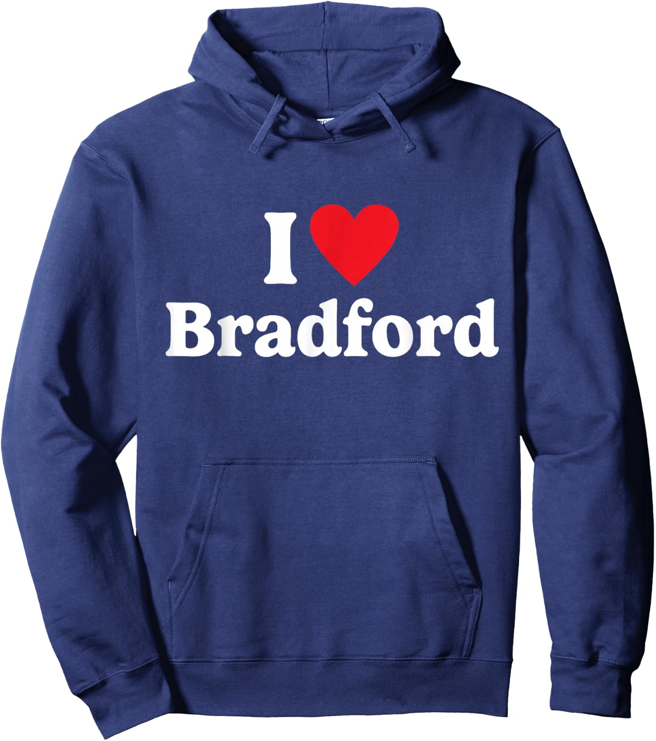 I love Bradford Hoodie - Hoodie | Navy