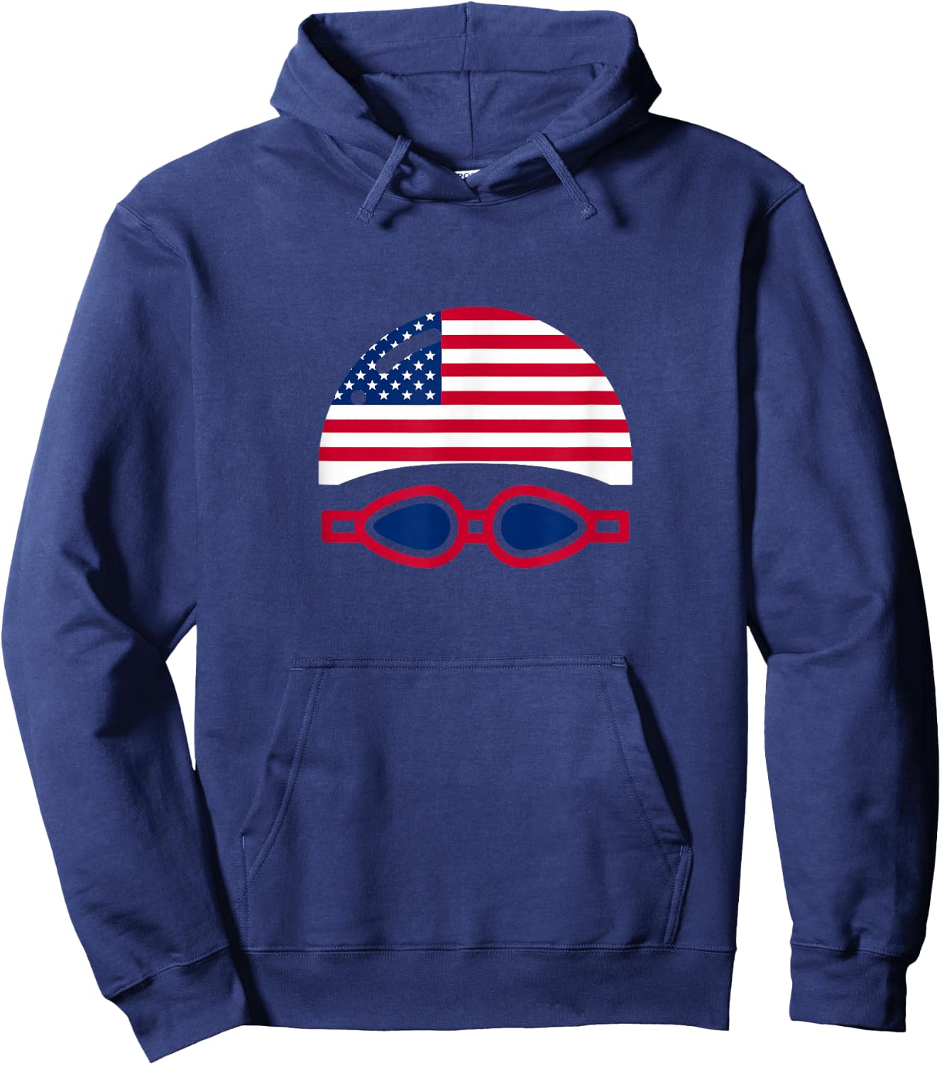 USA Swim Shirt, USA Summer Swimming 2024 Games Hoodie - Hoodie | Navy