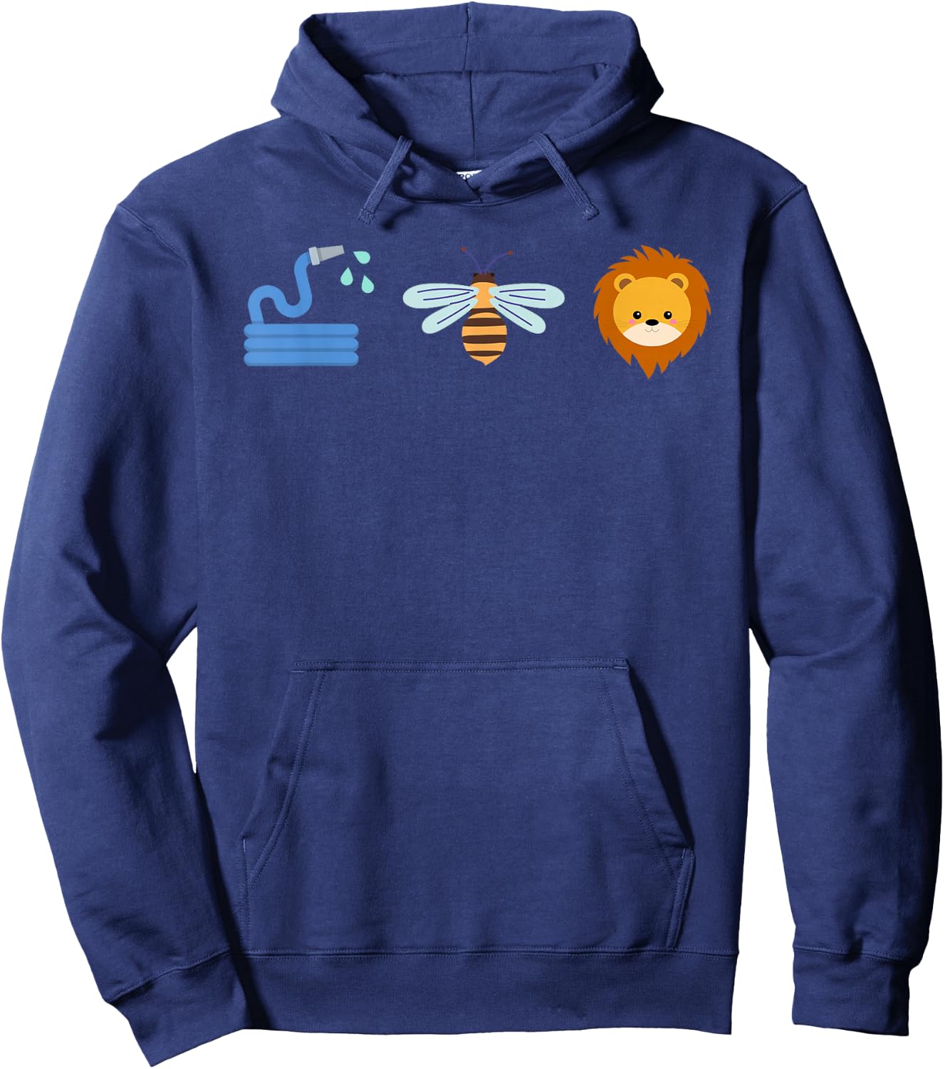 Hoes Bee Lion Shirt Funny Dad Husband Son Men Hoodie - Hoodie | Navy