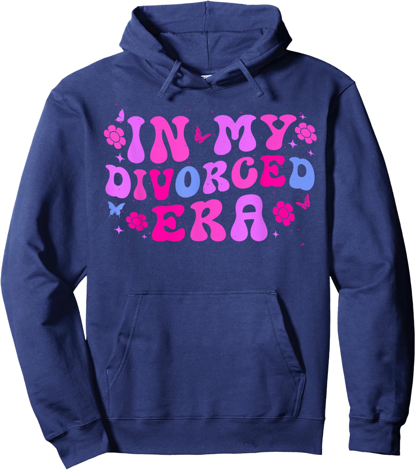 In My Divorced Era - Funny Divorce Hoodie - Hoodie | Navy