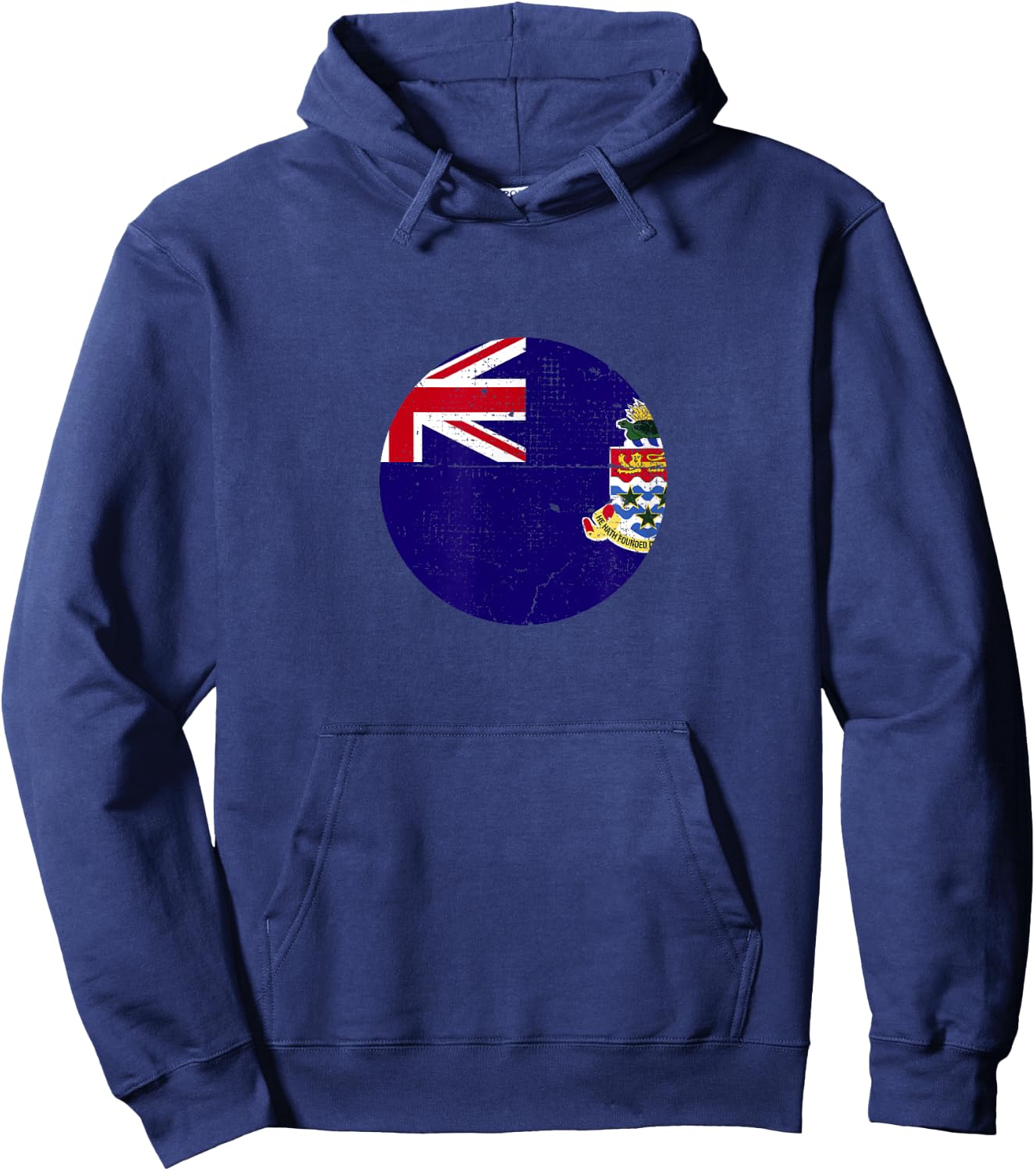 Cayman Islands Vintage Caymanian Flag Hoodie - Hoodie | Navy