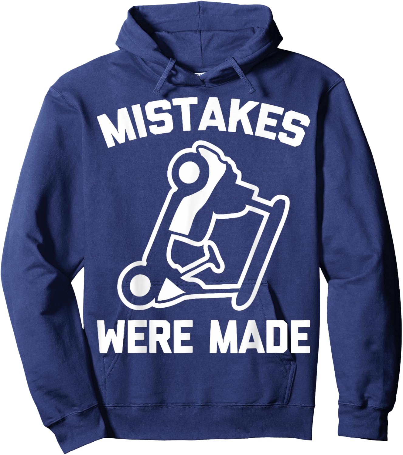 Mistakes Were Made Golf Cart Mishap Humor Hoodie - Hoodie | Navy