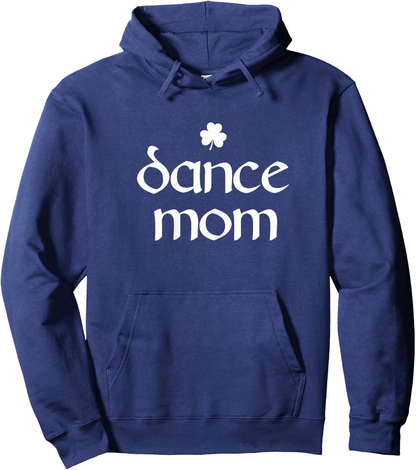 Dance Mom Irish Shamrock Dancing Hoodie - Hoodie | Navy