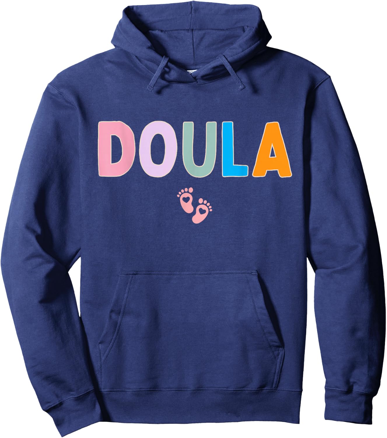 Doula Midwife Cute Trendy Birth Worker Hoodie - Hoodie | Navy