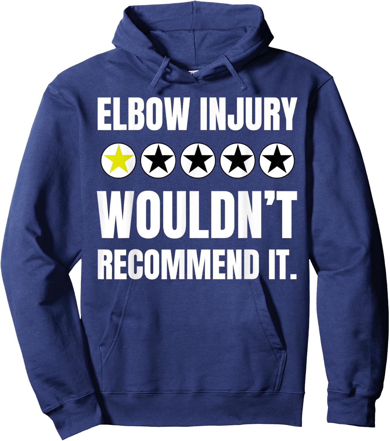 Funny Elbow Fracture Surgery And Elbows Injury Hoodie - Hoodie | Navy