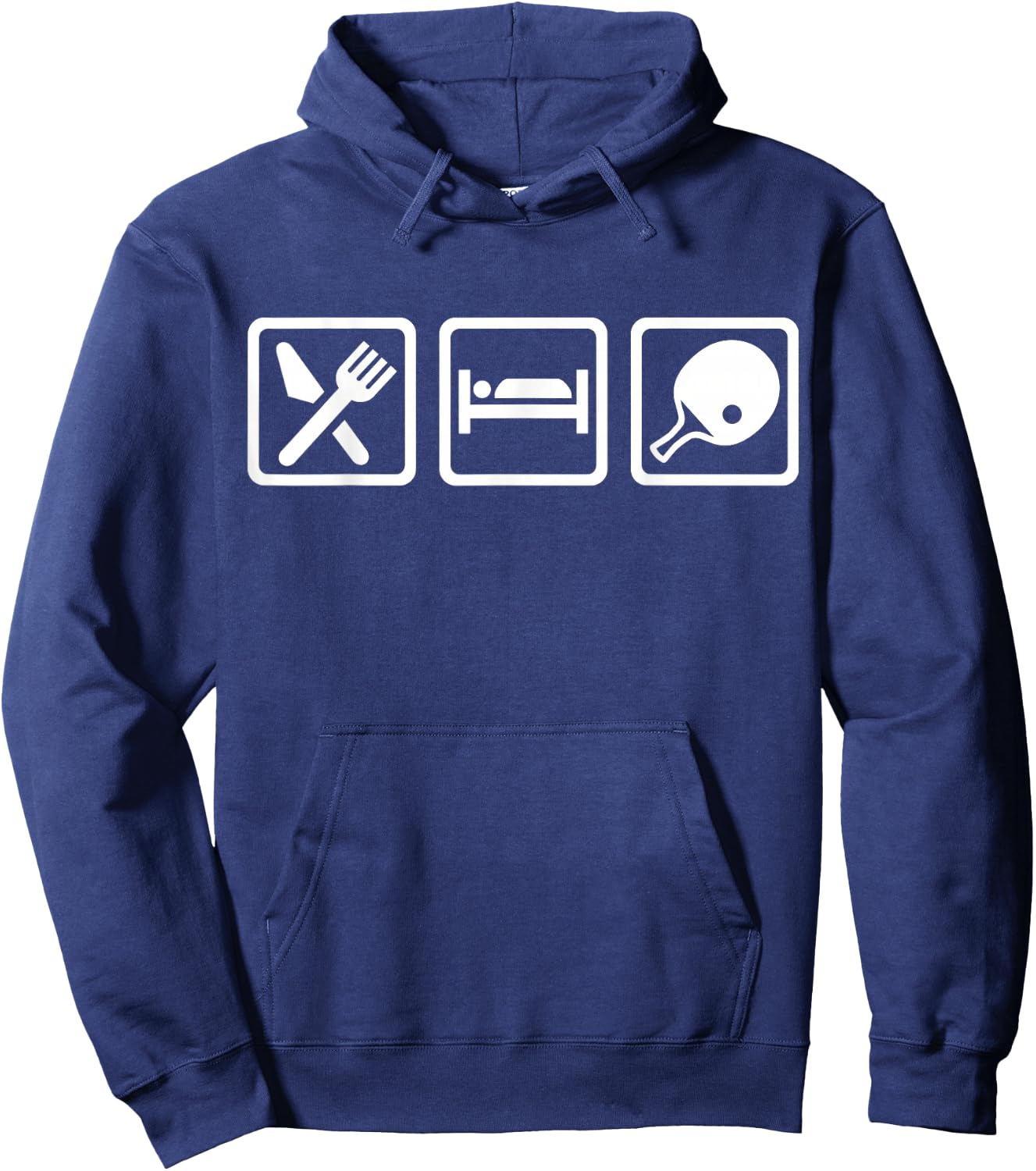 Eat Sleep ping Pong Hoodie - Hoodie | Navy
