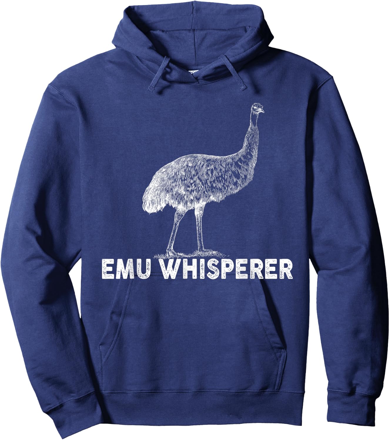 Emu Whisperer Outfit Emus Costume Bird Lover Hoodie - Hoodie | Navy
