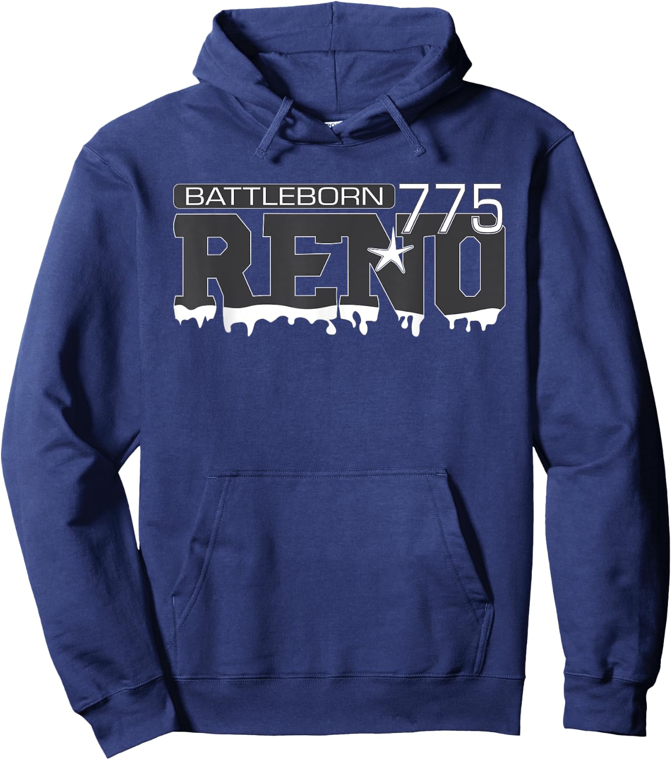 Reno Nevada Battleborn Hoodie - Hoodie | Navy