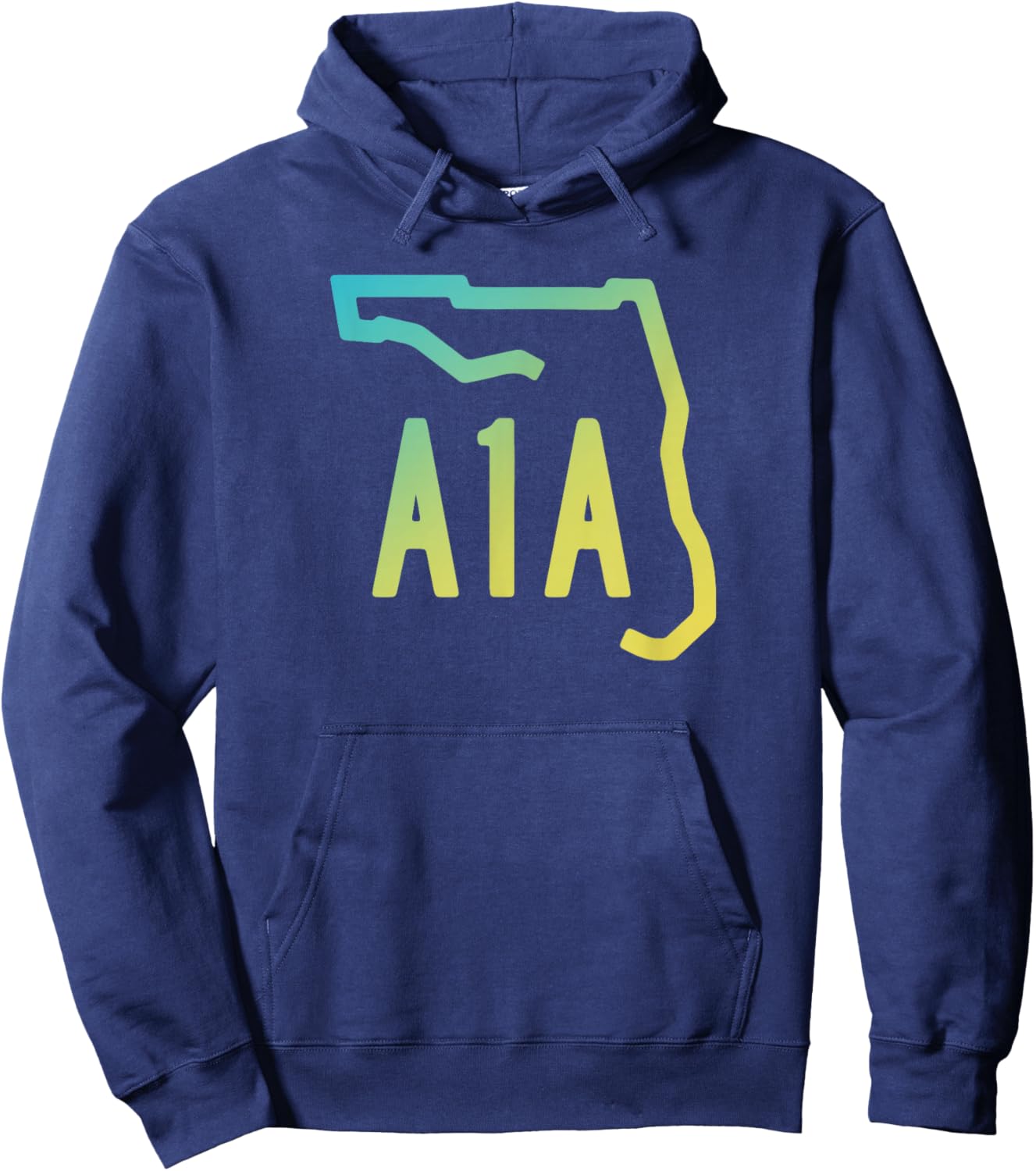 A1A Beachfront Avenue Atlantic Ocean Hoodie - Hoodie | Navy