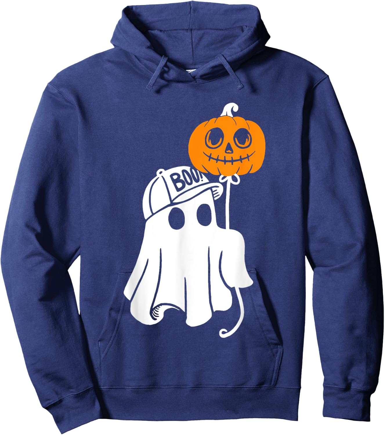 Buy Black Ghost Halloween Hoodie - Hoodie | Navy