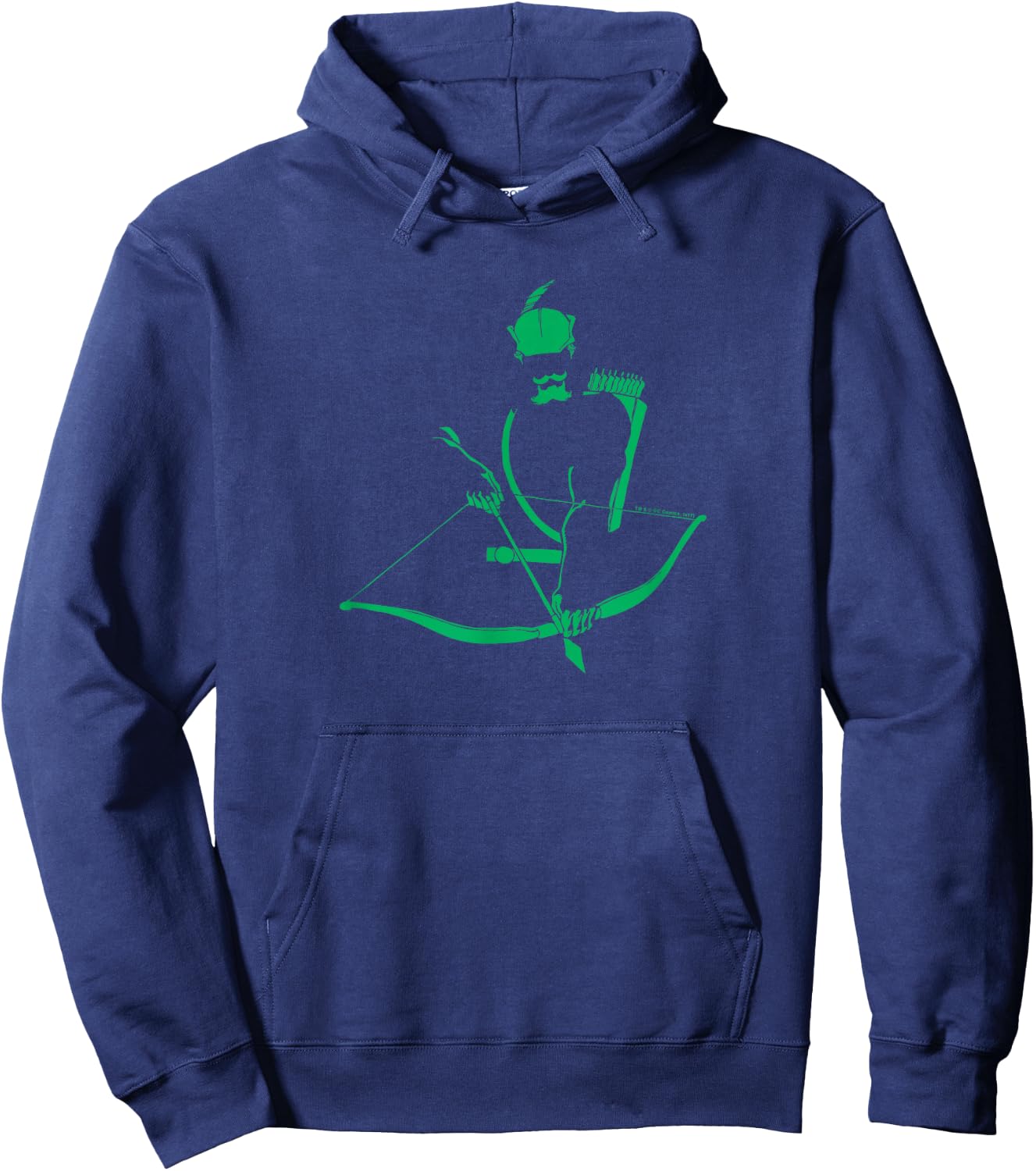 Green Arrow Minimalist Arrow Hoodie - Hoodie | Navy