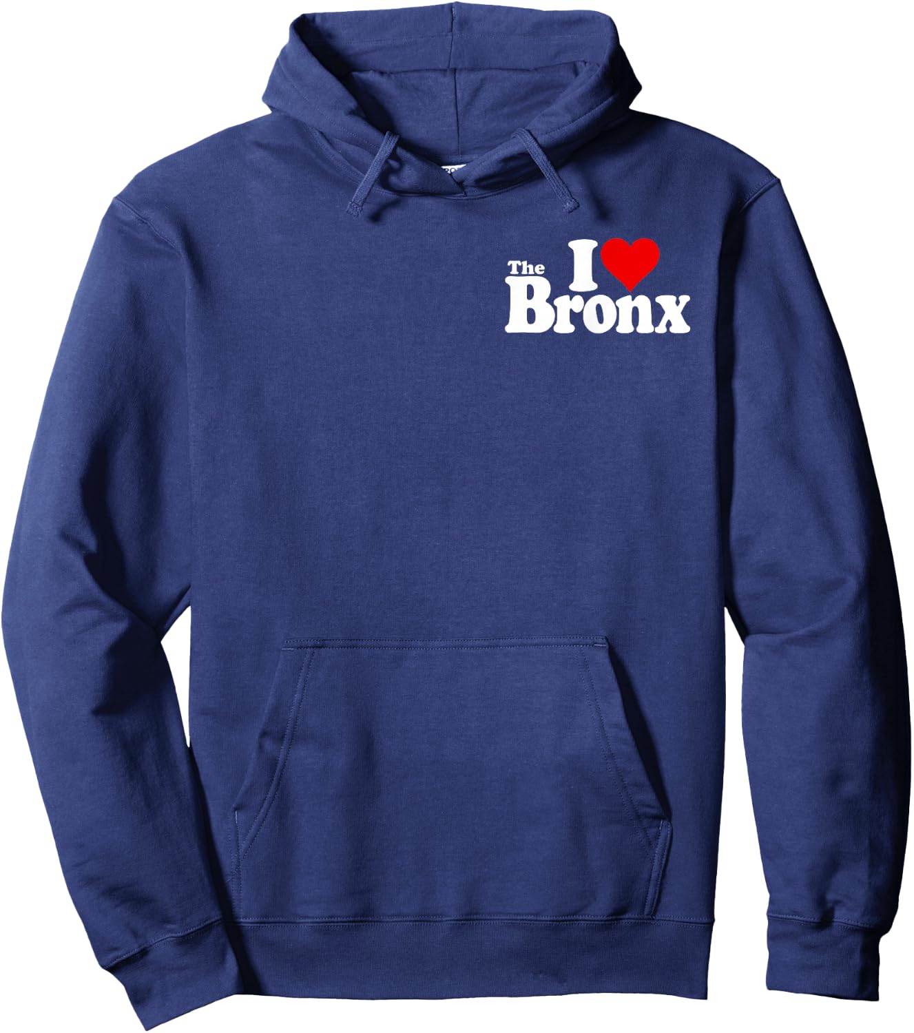 I Love Heart the Bronx New York Hoodie - Hoodie | Navy