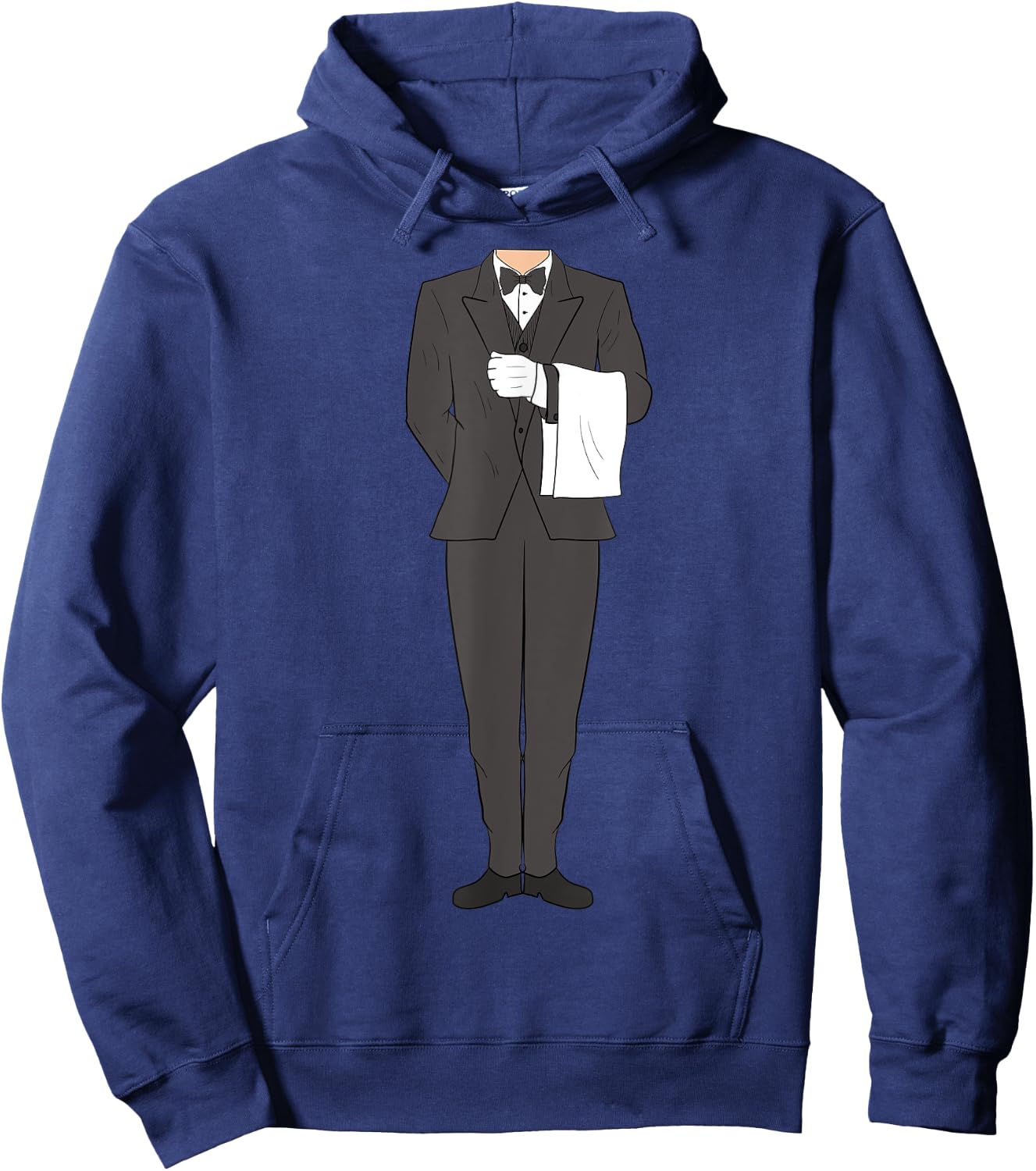 Butler Halloween Costume Outfit Funny Hoodie - Hoodie | Navy