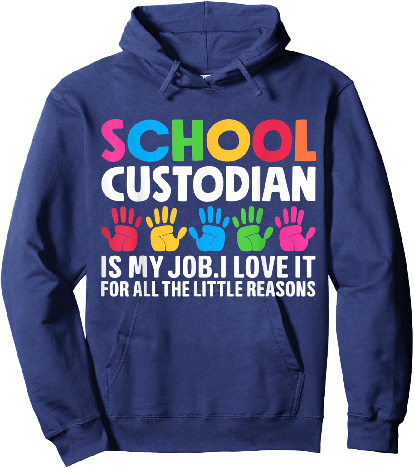 School Custodian Appreciation Back To School Hoodie - Hoodie | Navy