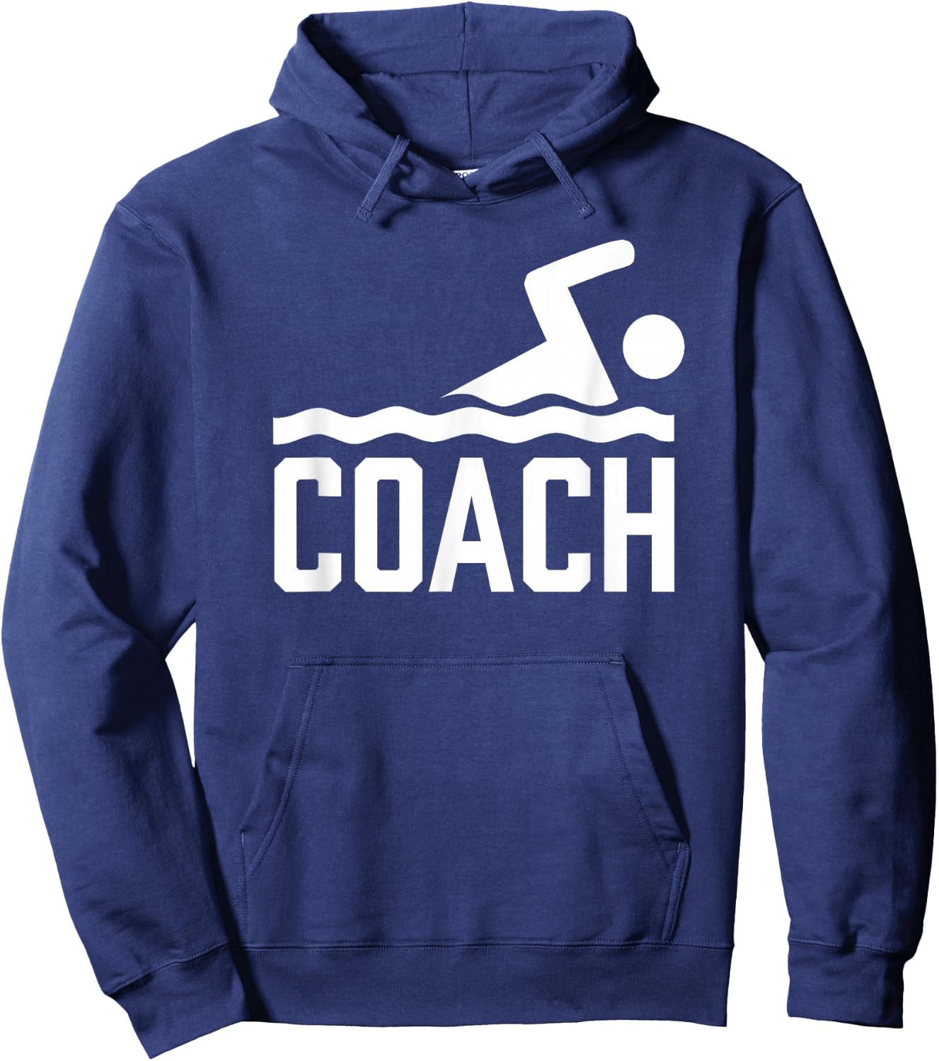 Swimming Coach Trainer Instructor Swimmer Hoodie - Hoodie | Navy