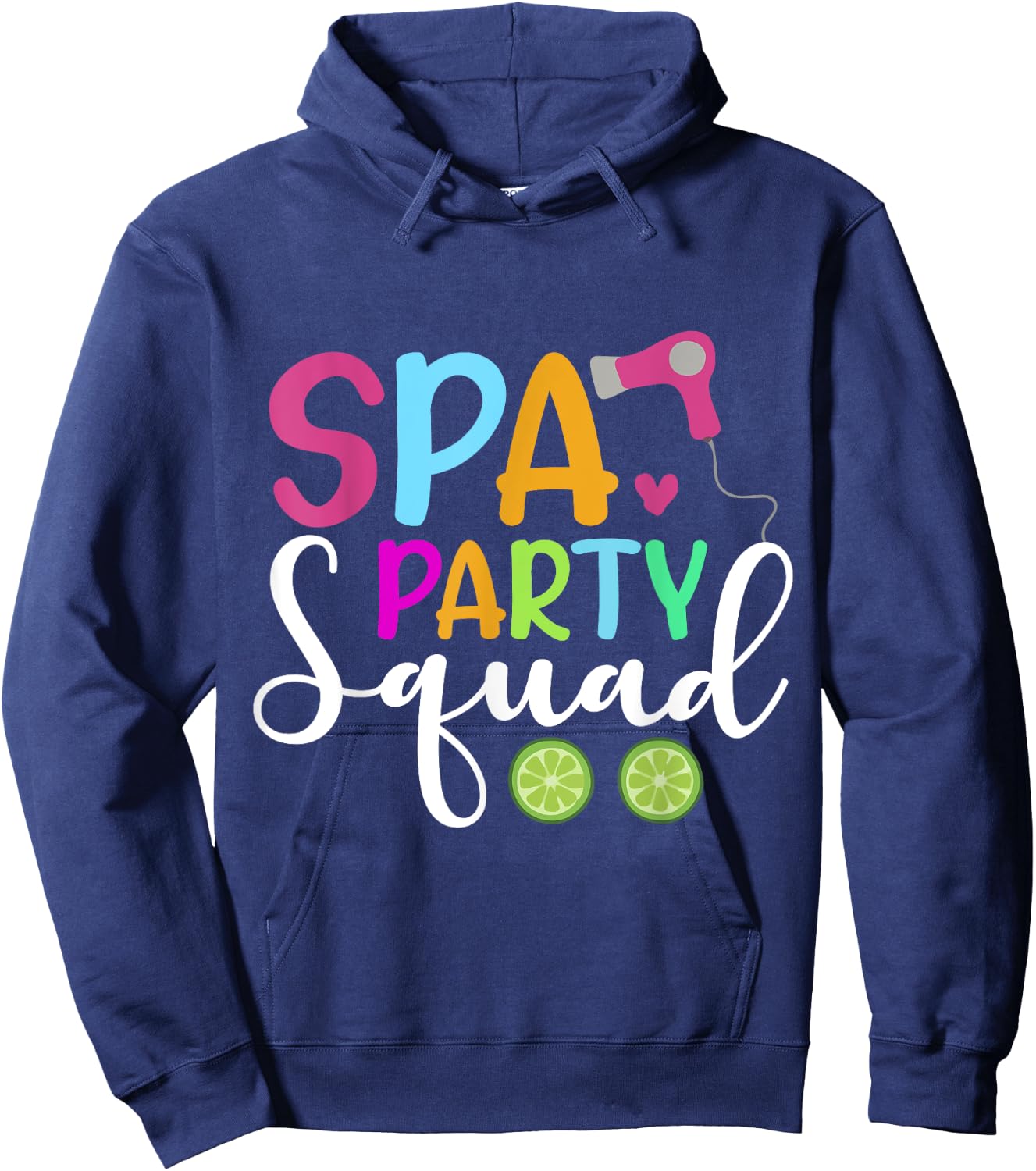 Spa Party Squad Hoodie - Hoodie | Navy