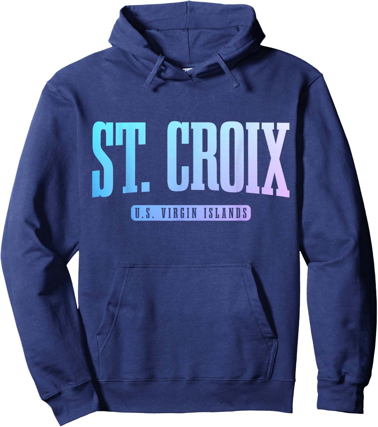 St. Croix US Virgin Islands USVI Pride Souvenir Hoodie - Hoodie | Navy