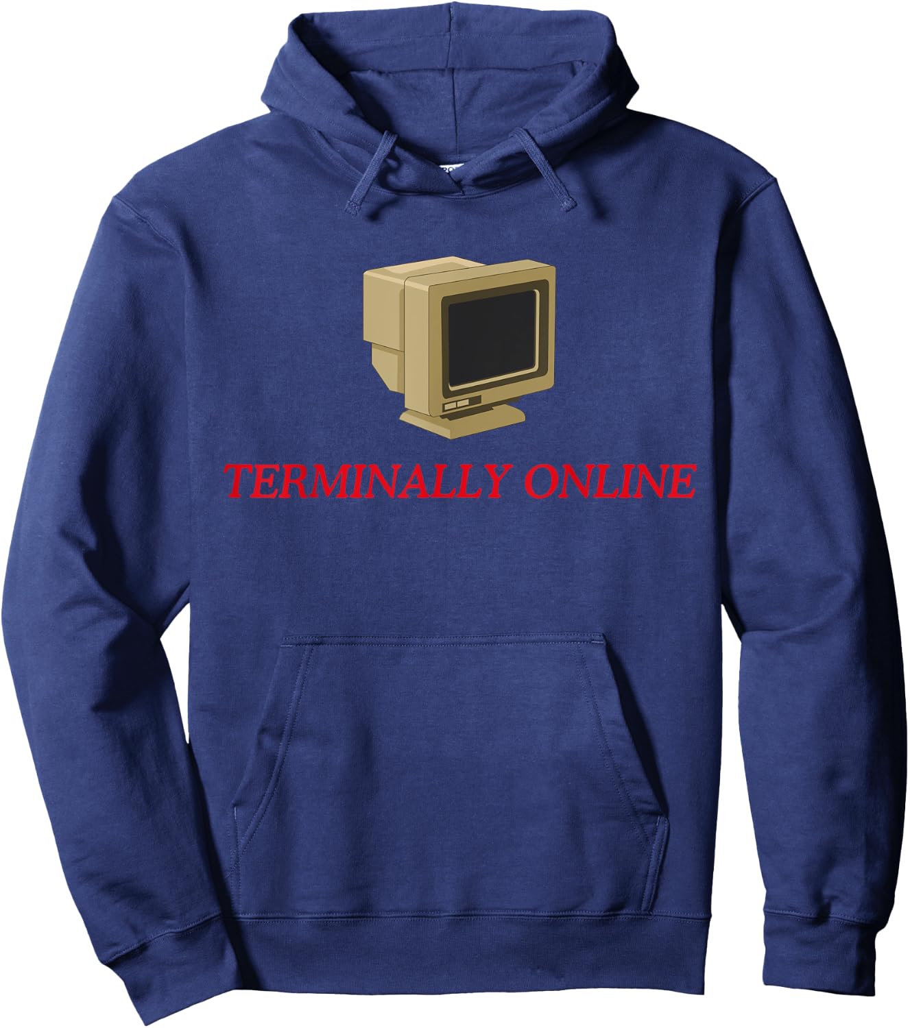Terminally Online Hoodie - Hoodie | Navy