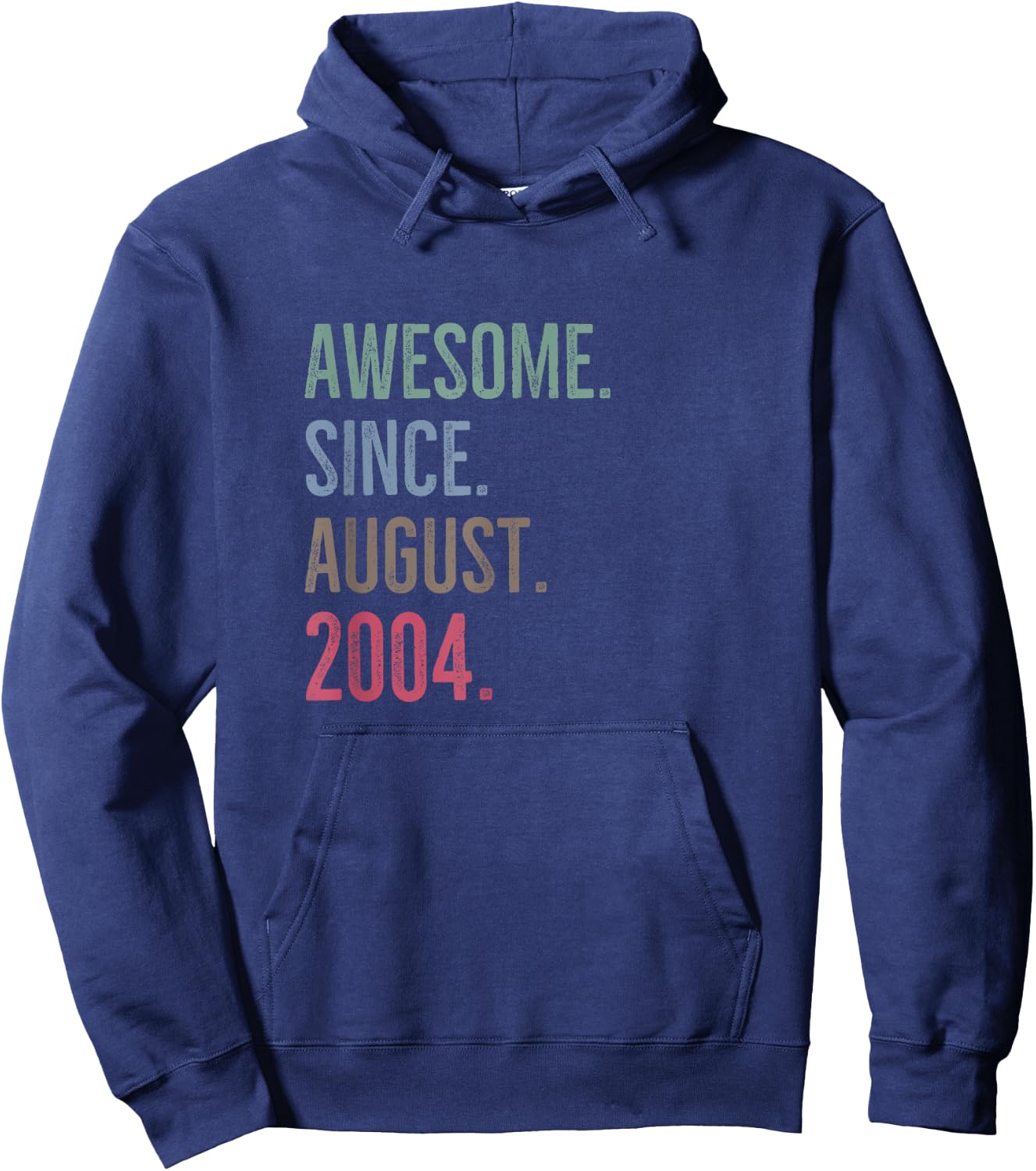 Awesome Since August 2004 Age Birthday Idea Hoodie - Hoodie | Navy