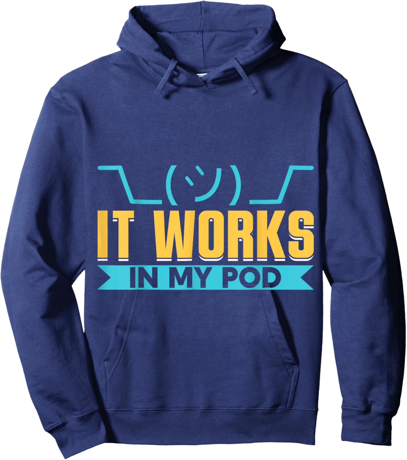 It works in my POD Cloud Programming Kubernetes Hoodie - Hoodie | Navy