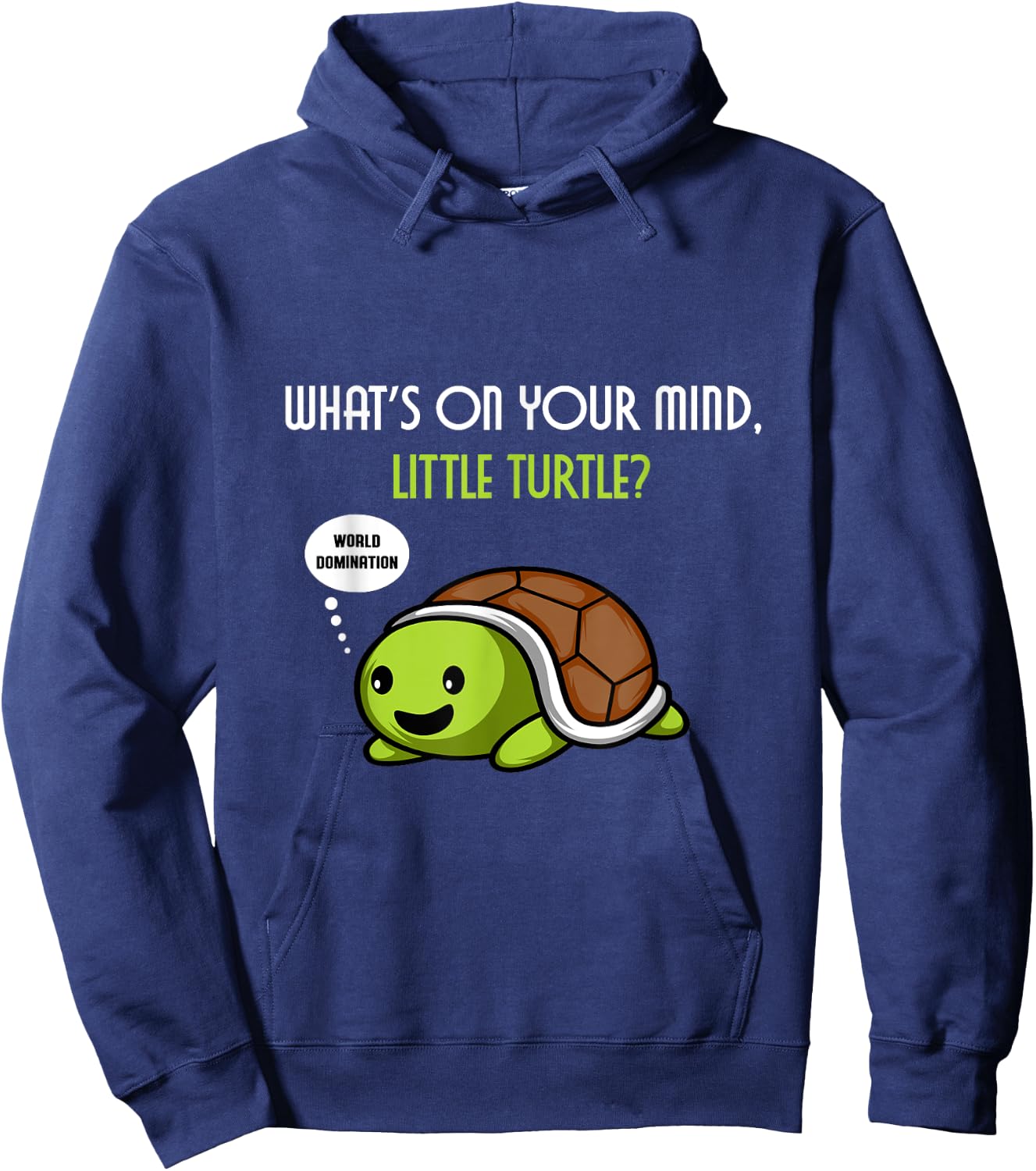 World Turtle Domination Turtle Owner Hoodie - Hoodie | Navy