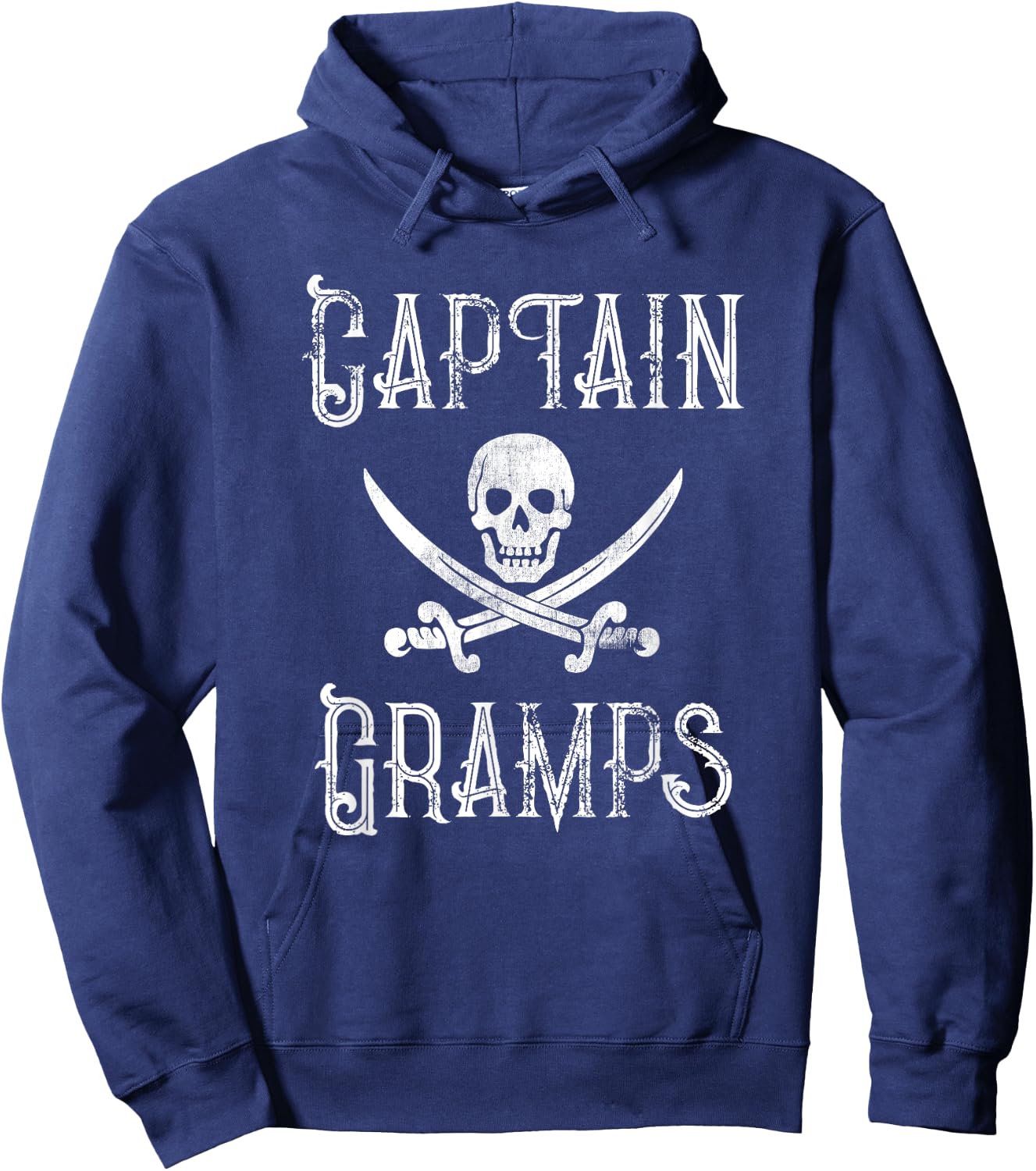 Boat Captain Gramps Grandpa Gift Hoodie - Hoodie | Navy
