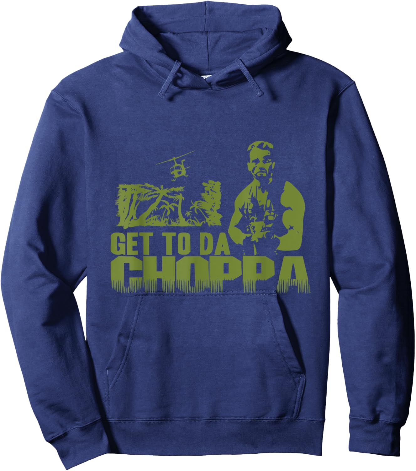 Get To The Choppa Hoodie - Hoodie | Navy