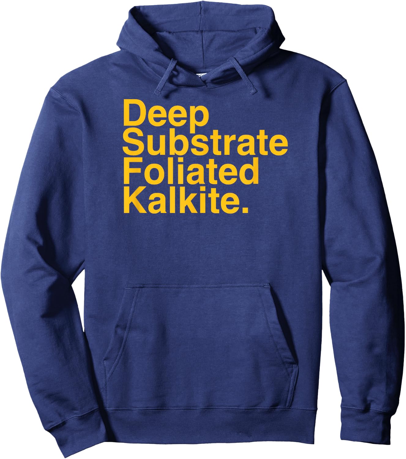 DEEP Substrate FOLIATED KALKITE Hoodie - Hoodie | Navy