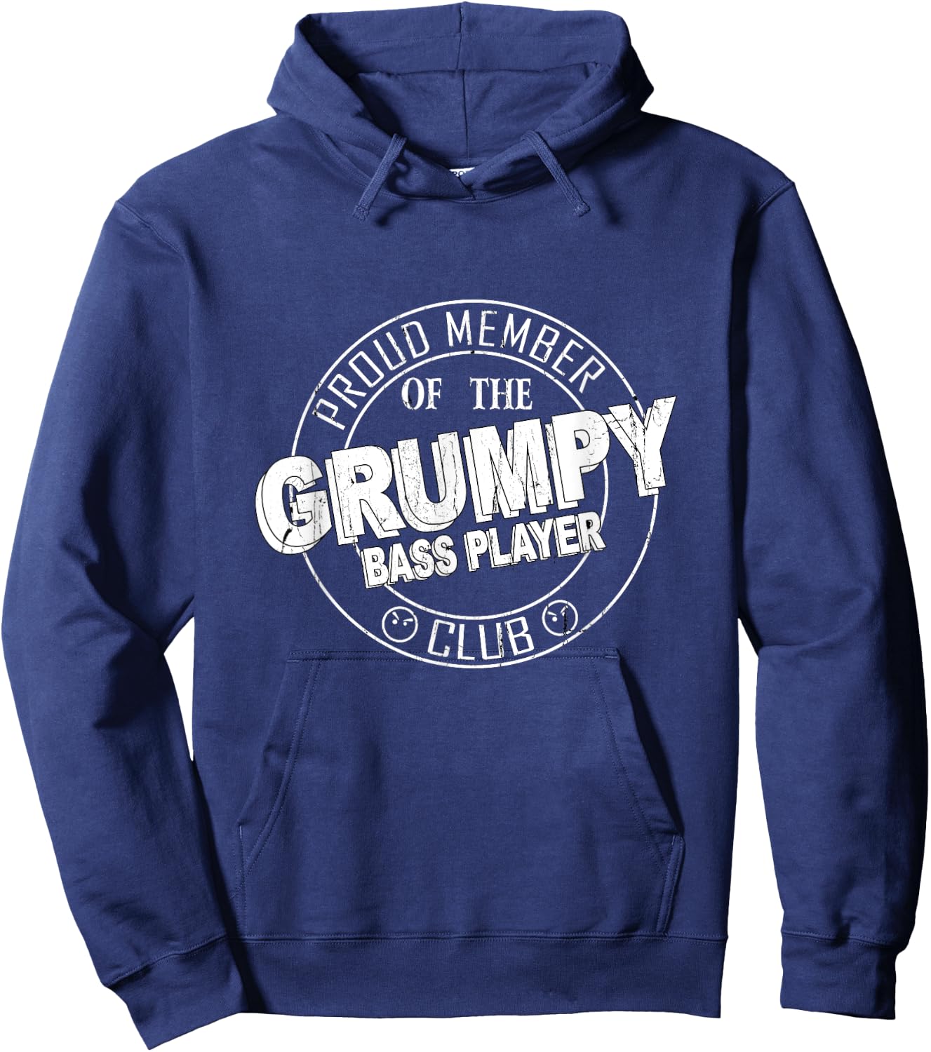 The Grumpy Bass Player Club Hoodie - Hoodie | Navy