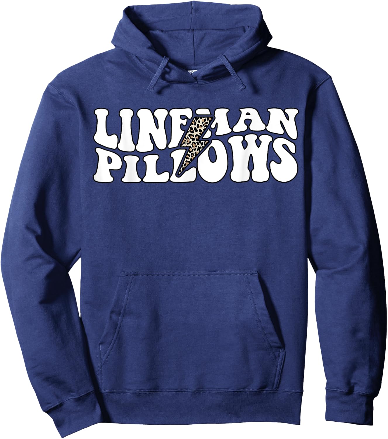 Lineman Pillows Funny Line Wife Shirt Hoodie - Hoodie | Navy