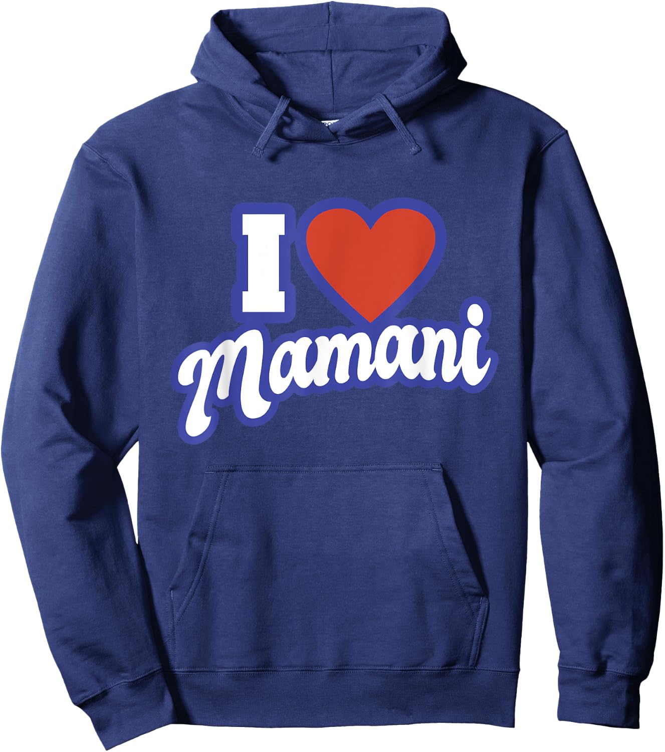 I Love Mamani Hoodie - Hoodie | Navy