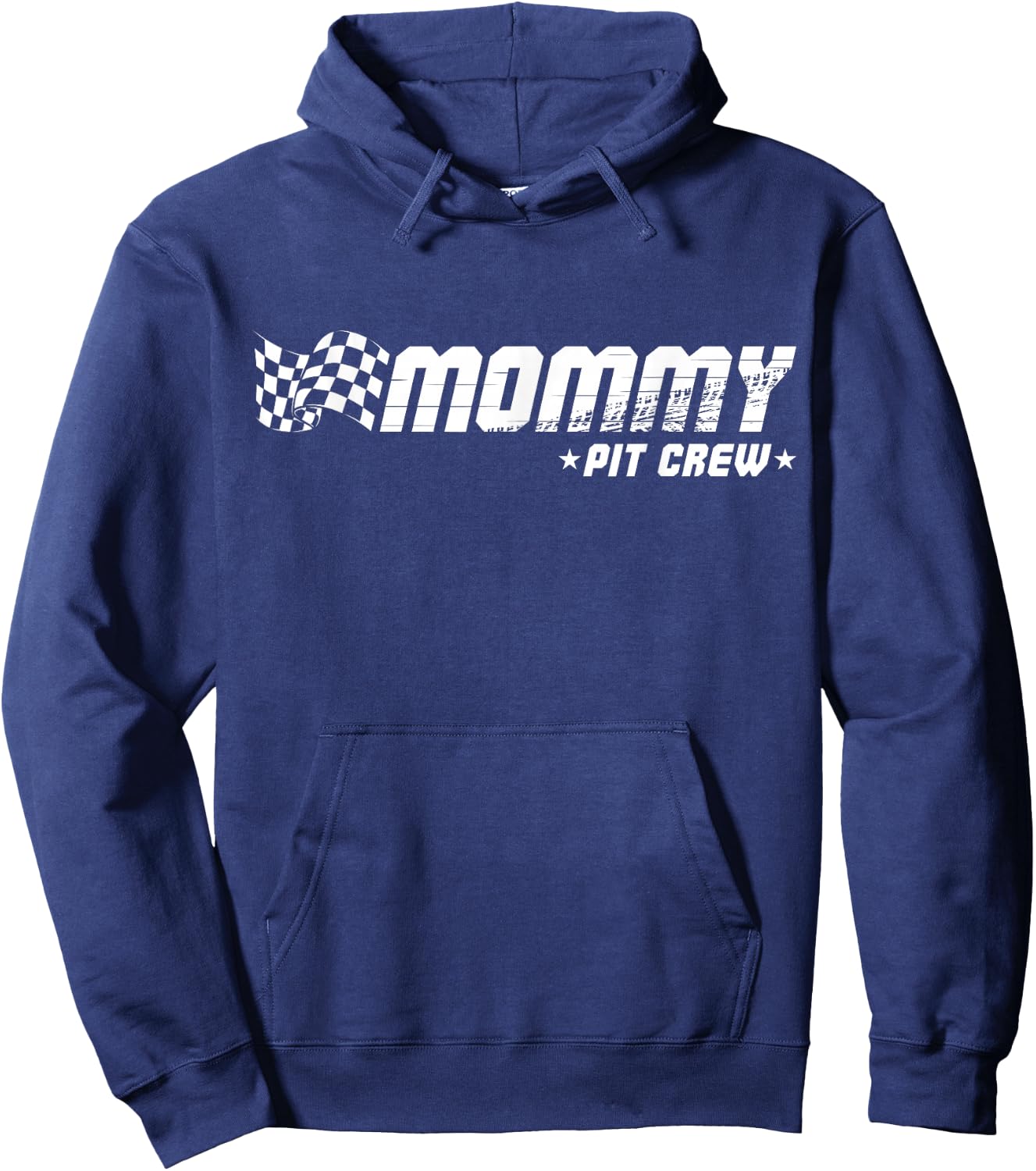 Mommy Pit Crew Race Car Birthday Family Racing Hoodie - Hoodie | Navy