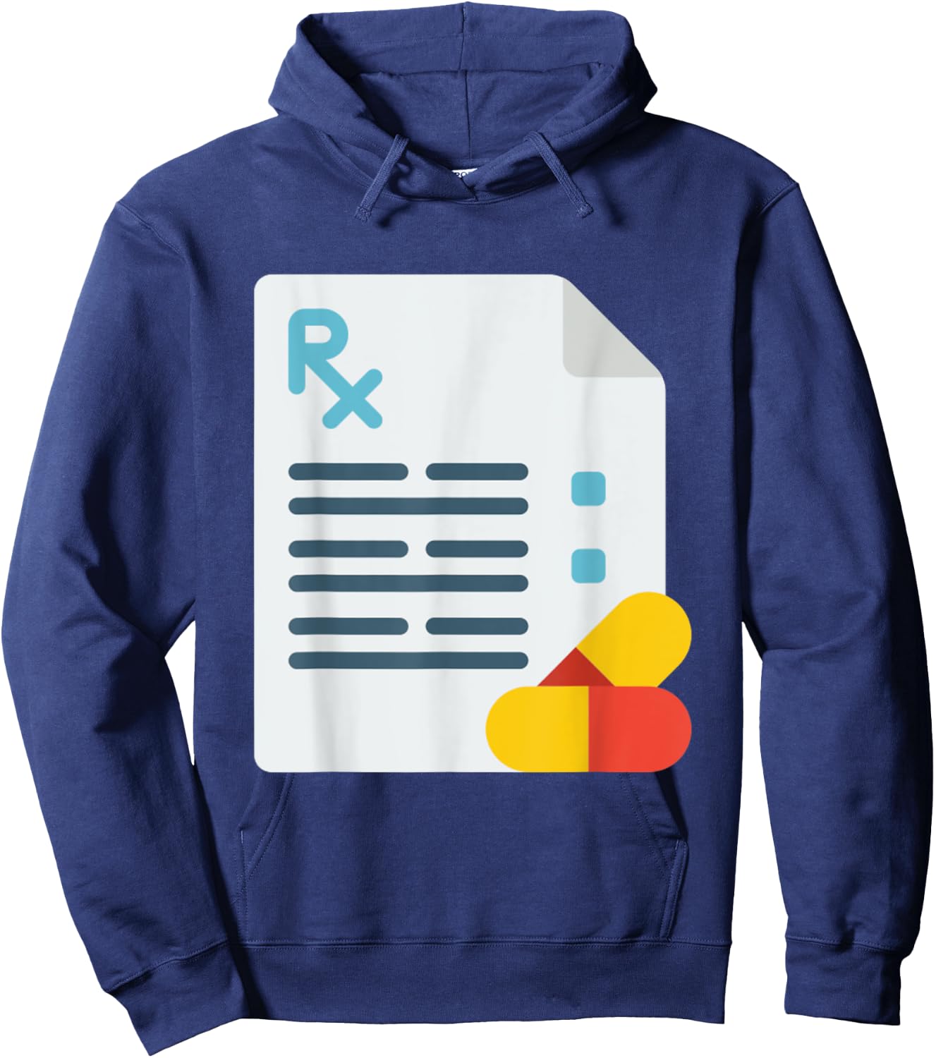 Rx Pharmacy Technician Pharmacist Medicine Hoodie - Hoodie | Navy