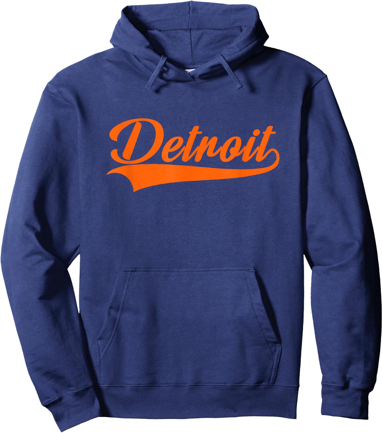 Detroit - Throwback Design - Classic Hoodie - Hoodie | Navy