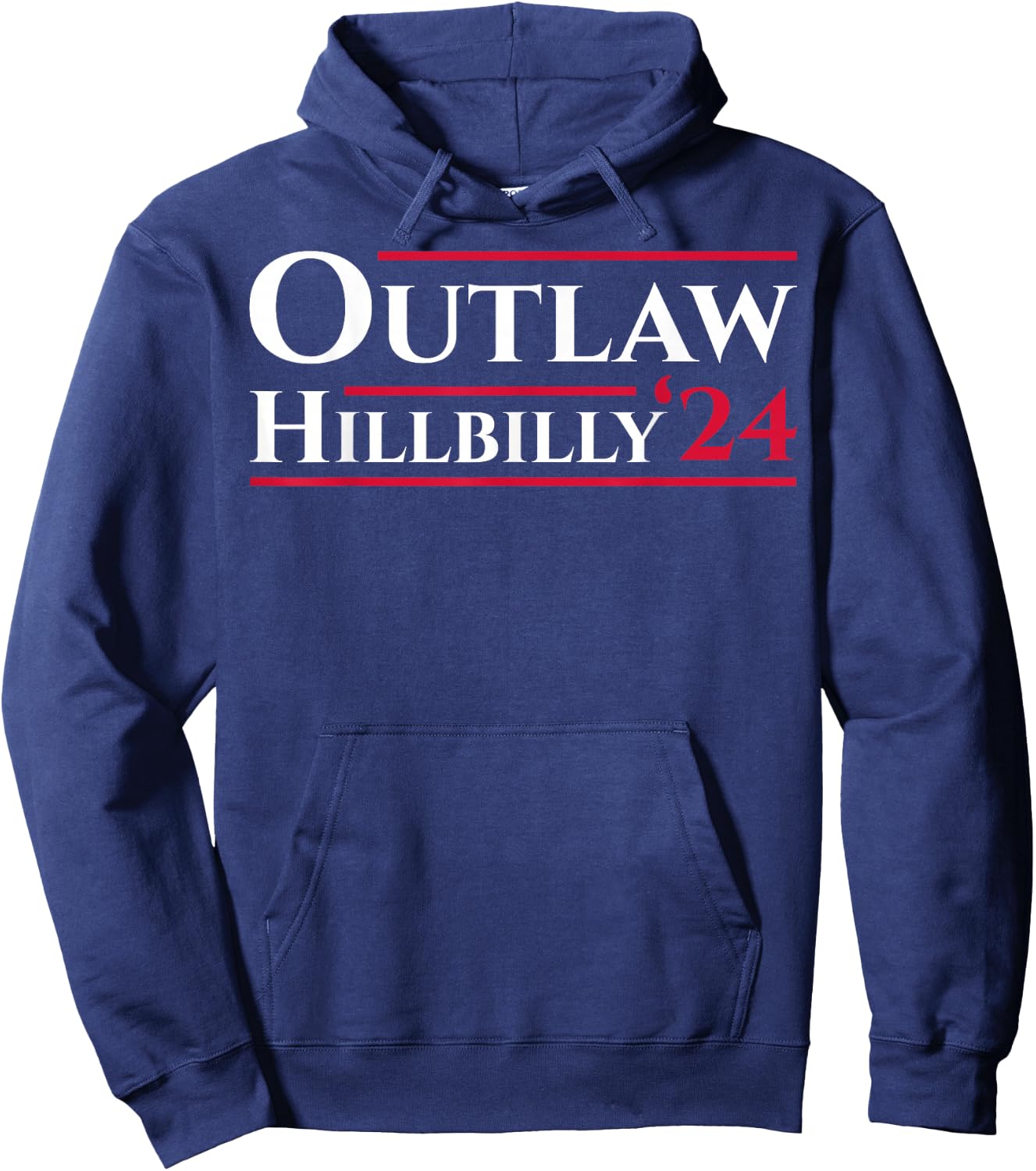 Outlaw Hillbilly 24 Hoodie - Hoodie | Navy