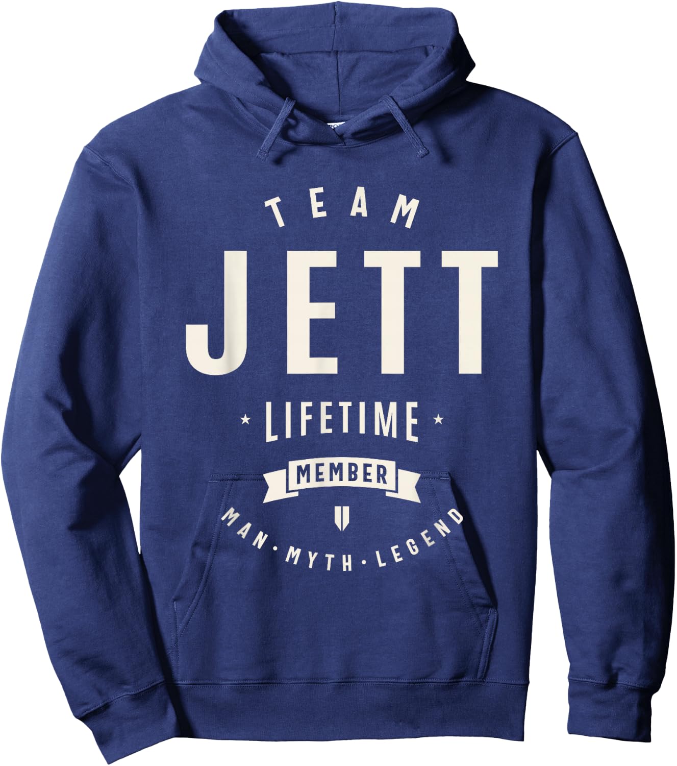 Team Jett Lifetime Member Funny Name Jett Hoodie - Hoodie | Navy