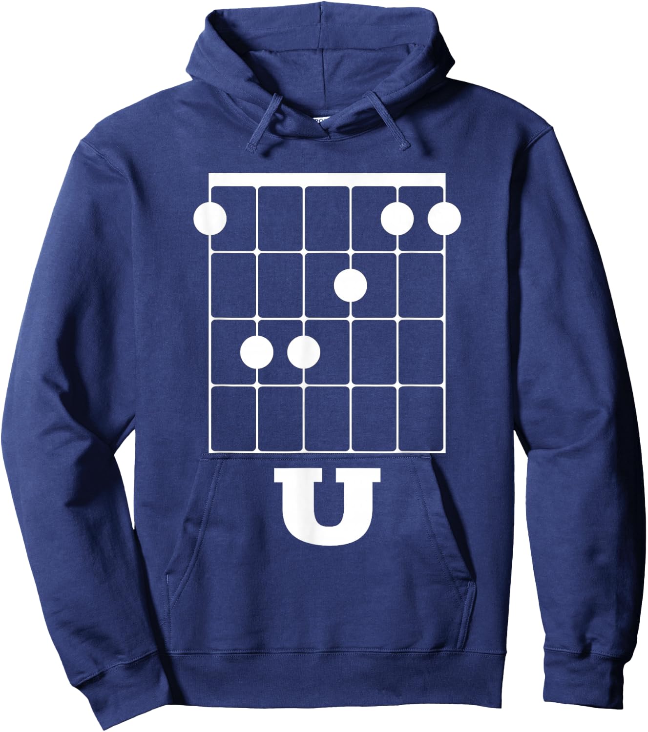 Funny Guitar Shirt - F Chord U Hoodie - Hoodie | Navy