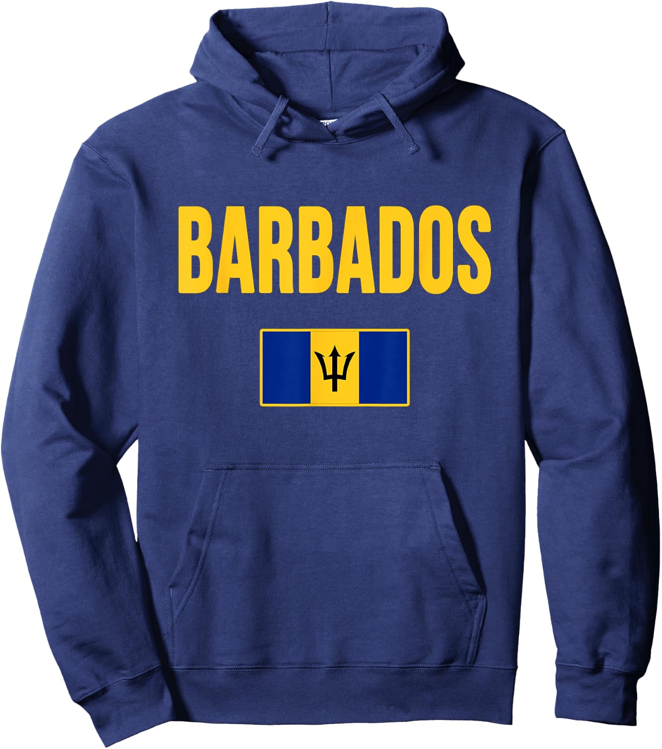 Barbados Flag Barbadian Souvenir Hoodie - Hoodie | Navy