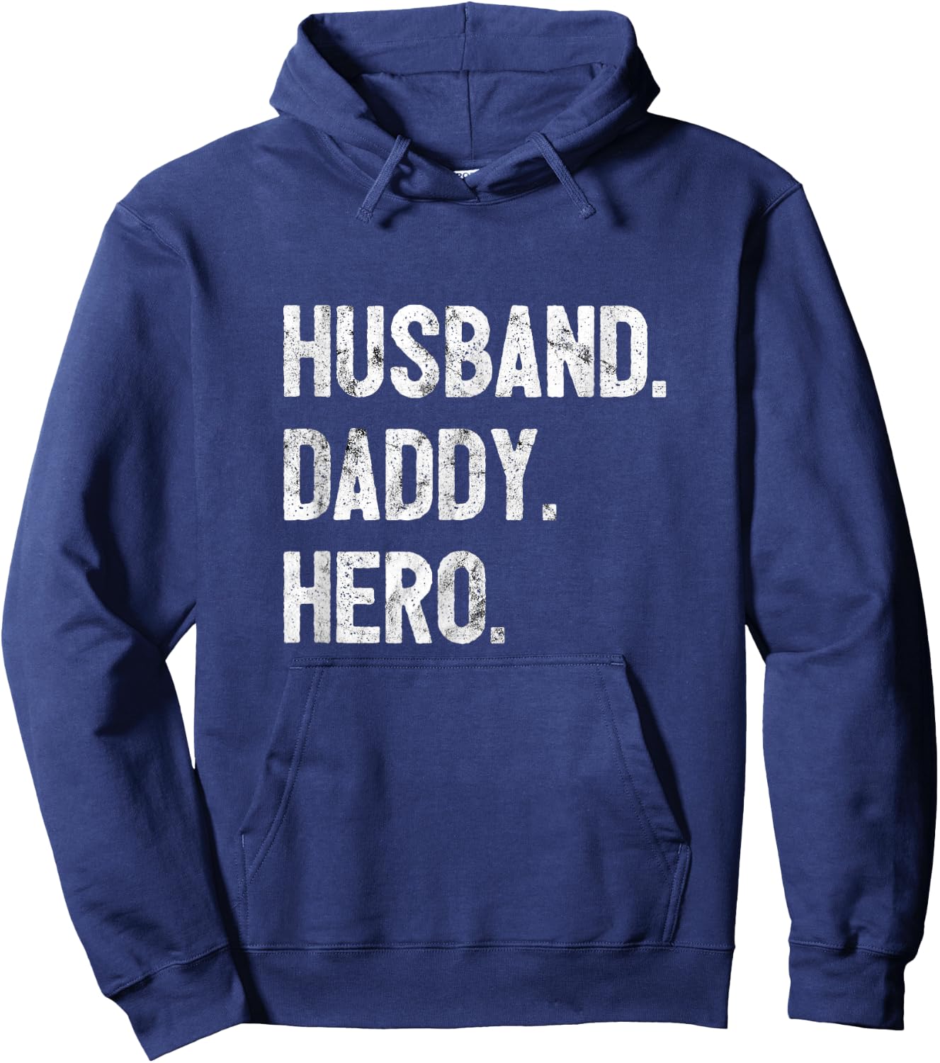Husband Daddy Hero Dad Gift Hoodie - Hoodie | Navy