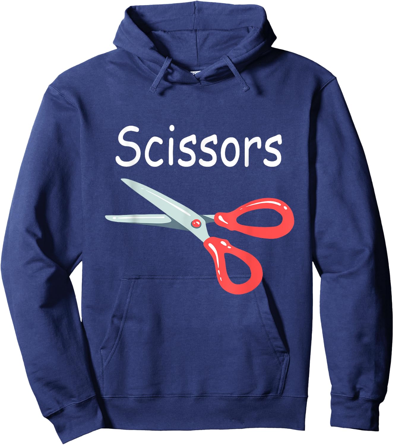 Rock Paper Scissors Matching Halloween Costumes Hoodie - Hoodie | Navy