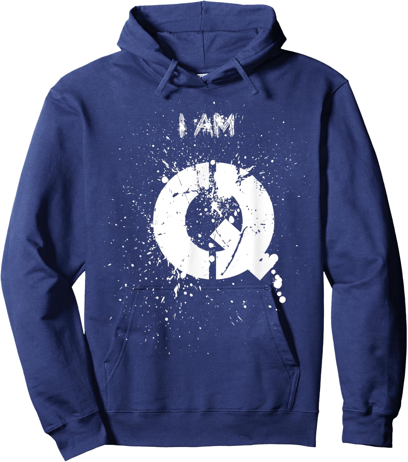 Unicorns and A-holes - Nerd Stuff i am q Hoodie - Hoodie | Navy